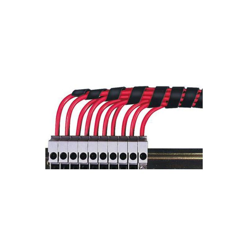 Gaine Spirale Pour Câbles - 2m, Diamètre 8mm, élastique Et Résistante - Pour Scooter électrique, Vélo, Organisation Câbles (rouge)