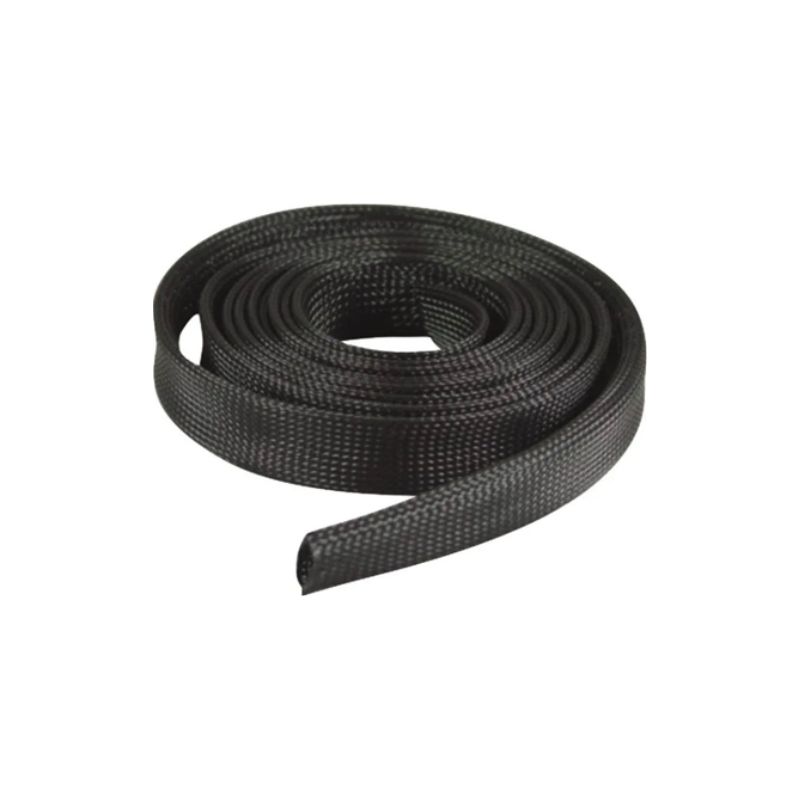 Othmro Gaine Tressée Extensible 10 m de Long, 16 mm de Large, Noir et Bleu,  Convient aux Câbles d'alimentation, aux Câbles Audio-Vidéo, aux Câbles de  Fixation et d'interconnexion : : Bricolage