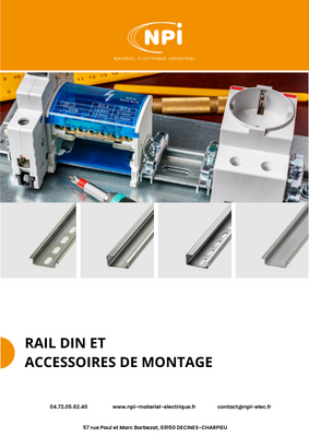 Catalogue rail din et accessoires de montage