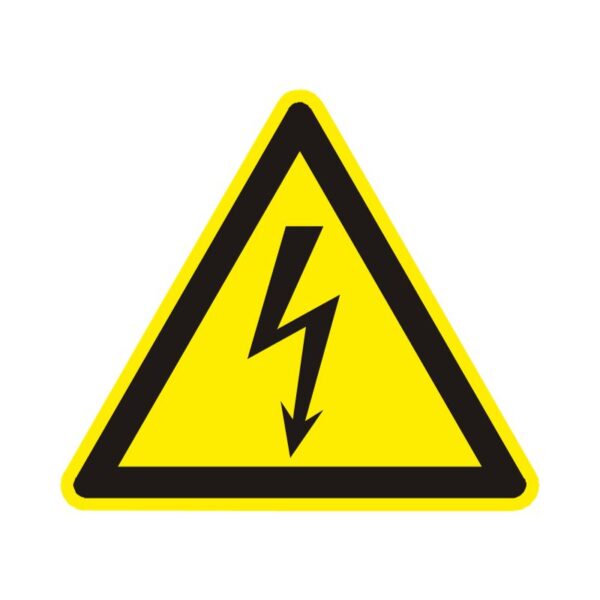 Étiquette Danger Haute Tension